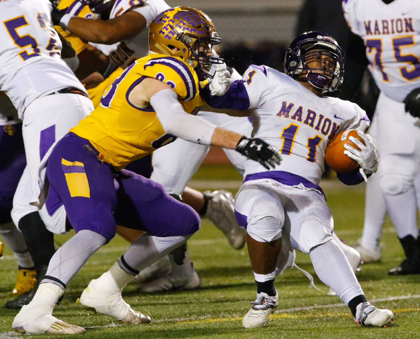 4A football semistate: Hobart vs. Marion